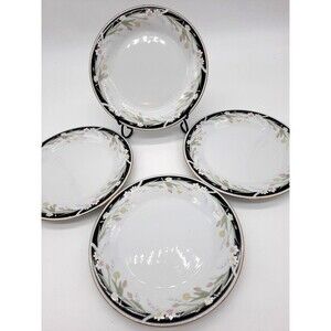 Vintage Crown Ming Fine China Michelle Jian Shiang Set Of 4 Salad Plates